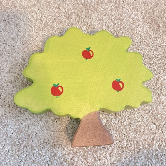Holztiger Wooden Tree Decor with Apples Apple tree excellent like new - Picture 1 of 3